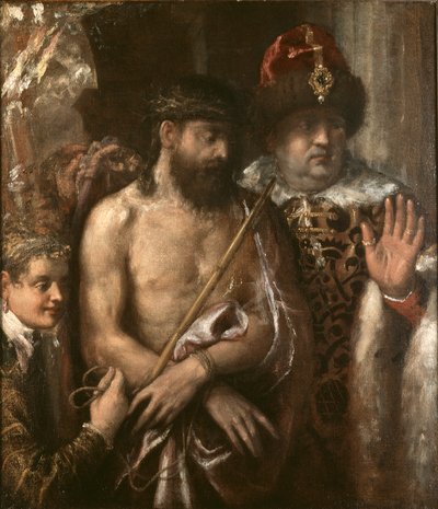 Kristus visad för folket (Ecce Homo) av Titian (Tiziano Vecellio)