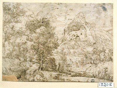 Landschaft mit Vögeln im Flug von Titian (c.1488-1576)