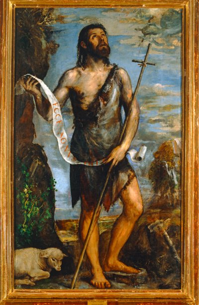 Sankt Johannes Döparen. 10014726 ... av Titian (c.1488-1576)