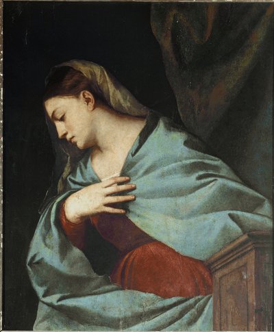 Polyptyk Averoldi: Jungfru tillkännagiven av Titian (c.1488 1576)