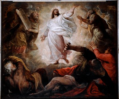 Transfiguration (olja på duk av Tiziano Vecelli