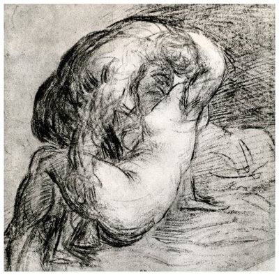Älskare Jupiter och Io, c1560, 1937 av Tiziano Vecelli
