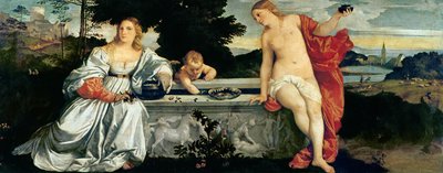 Helig och profan kärlek, ca 1515 av Tiziano Vecelli