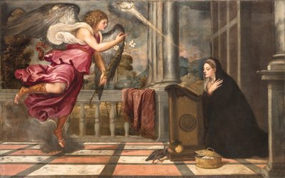 Bebådelsen, ca 1538-1539. av Titian