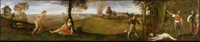 Legenden om Polydoros The Forest of Polydorus, ca 1506-1508. av Titian