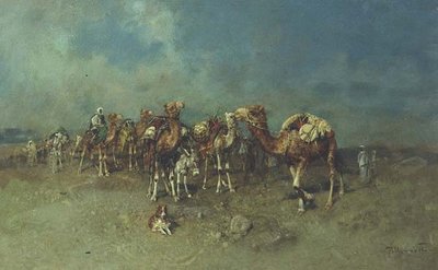 En arabisk husvagn av Tito Pelliciotti