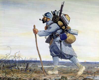 "En hårig med sin Barda" av Tito Saubidet