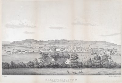 Plainville, Connecticut. Från sydvästra av Titus H. Darrow