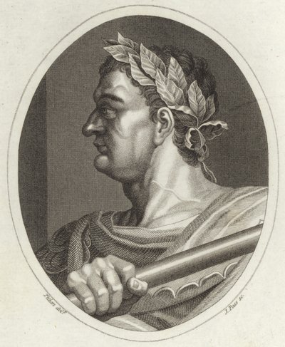 Domitian Caesar av Tiziano Vecelli