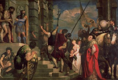 Se mannen, 1543 av Tiziano Vecelli