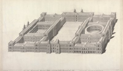 Palace of Whitehall. The Charing Cross Side. av Tobias Müller