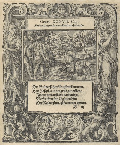 Nya konstgjorda figurer av bibliska historier, 1576., 1576. av Tobias Stimmer