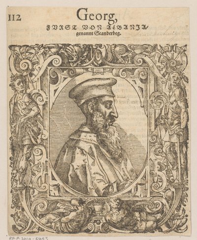 Porträtt av Skanderbeg av Tobias Stimmer