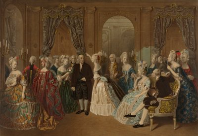 Franklin vid hovet i Frankrike - 1778 av Todros Geller