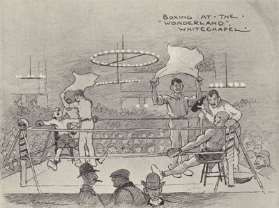 Boxning i Underlandet, Whitechapel av Tom Browne