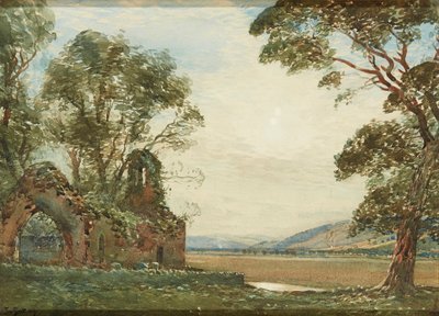 Old Chapel, Carse of Gowrie (akvarell) av Tom Scott