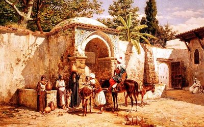 Samtal vid brunnen av Tomas Moragas y Torras