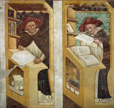 Fyrtio berömda medlemmar av den dominikanska orden av Tomaso da (late 15th century) Modena