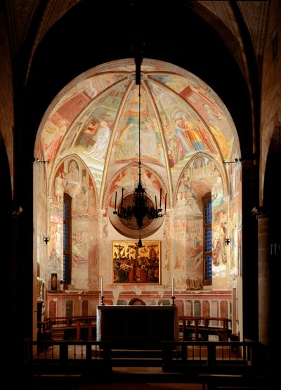 Jungfruns liv - Fresco av Tommaso Masolino da Panicale