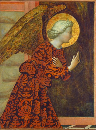 Ärkeängeln Gabriel, ca. 1430 (tempera på panel) av Tommaso Masolino da Panicale
