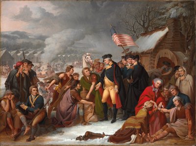George Washington vid Valley Forge, preliminär skiss, 1854 av Tompkins Harrison Matteson