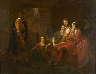 Lafayette i fängelset i Olmütz, 1850 av Tompkins Harrison Matteson