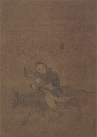Daoist ridande horndjur. av Tong Renyi