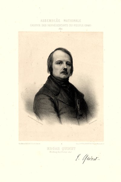 Edgar Quinet av Toullion av Tony Toullion