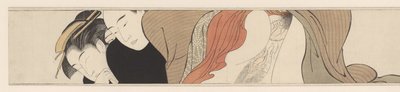 Geisha med slutna ögon. Sode no maki (serietitel) av Torii Kiyonaga