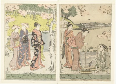 sköldpaddssäljare av Torii Kiyonaga