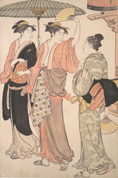 Den femte månaden, från serien Tolv månader i Southern Pleasure District Minami j..., 1784. av Torii Kiyonaga