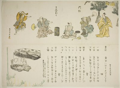 Saruwaka-dansen av Torii Kiyonaga