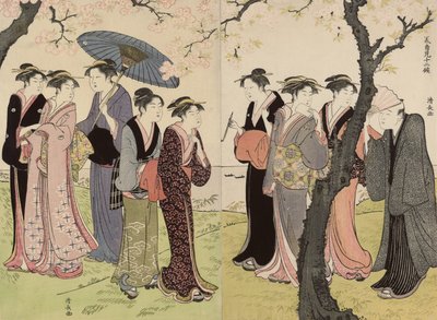 Tredje månaden av Torii Kiyonaga