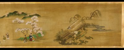 Landskap av de fyra årstiderna, Edo-perioden, 1600-talet. av Tosa Mitsuoki