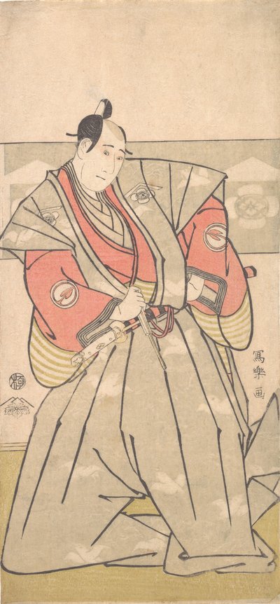 Skådespelaren Sawamura Sojuro III, 1794-9 av Toshusai Sharaku