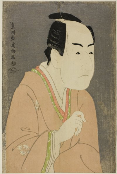 Teac och r Monnosuke Ichikawa av Toshusai Sharaku