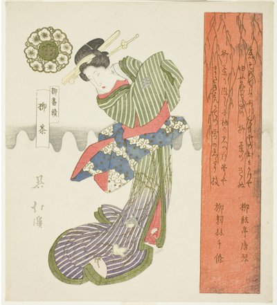 Willow Tea (Yanagicha), från serien "A Series of Willows (Yanagi bantsuzuki)" av Totoya Hokkei