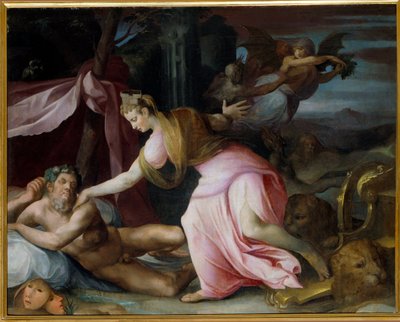 Cybelle Awakening Morphee-målning av All Saints Dubreuil (1561-1602) av Toussaint Dubreuil