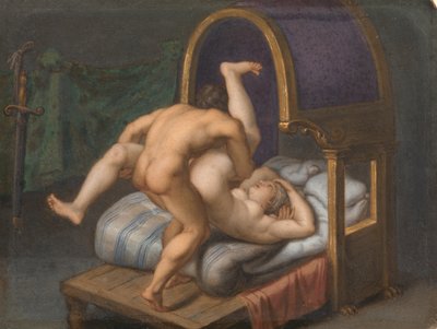 The Nymph Syrinx Pursued by Pan av Toussaint Gelton