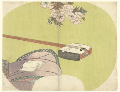 Courtesan och shamisen The Modern Twelve Months (serietitel) av Toyokuni (II) , Utagawa