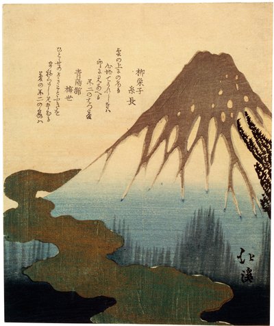 Mount Fuji. 1800-talet. av Toyota Hokkei
