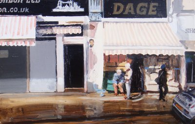 Action for the elderly, 2010 (olja på pannå) av Trevor Burgess