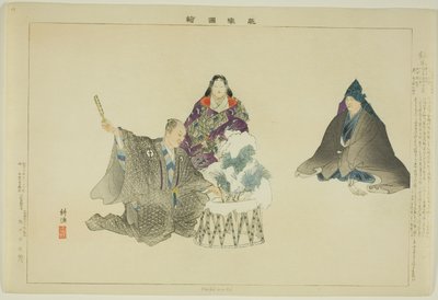 Hachi-maki, från serien "Pictures of No Performances (Nogaku Zue)" av Tsukioka Kogyo