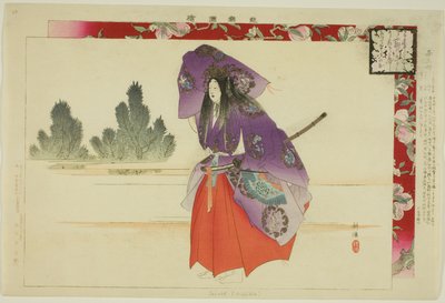 Seiobo, från serien "Pictures of No Performances (Nogaku Zue)" av Tsukioka Kogyo