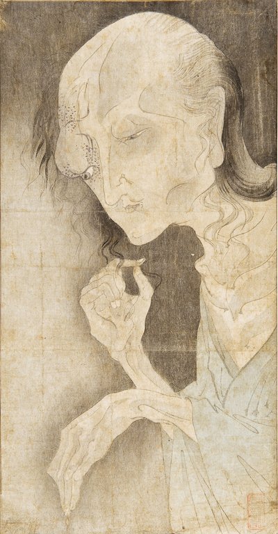 The Ghost of Oiwa, andra hälften av 1800-talet.. av Tsukioka Yoshitoshi