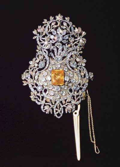 Turkisk Reshma (pannband), satt med ädelstenar, 1700-tal av Turkish School