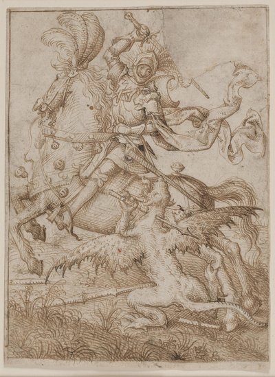 Saint George dräper draken av Ubekendt