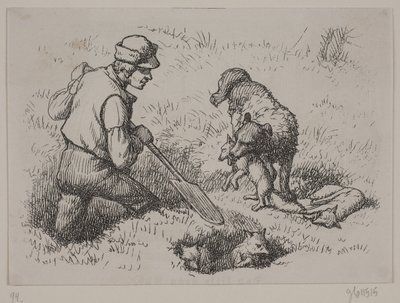 Illustration till "Mr. Mikkel", dikt av Christian Richardt av Ubekendt