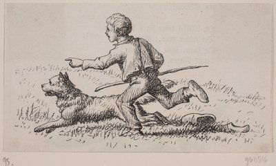 Illustration till "Mr. Mikkel", dikt av Christian Richardt av Ubekendt