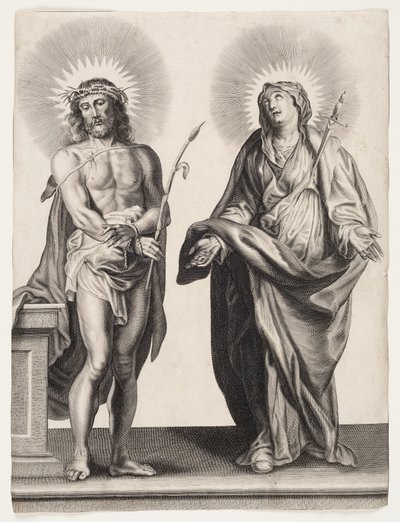 Jesus och Maria av Ubekendt